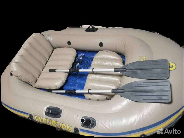 Лодка надувная intex excursion 2