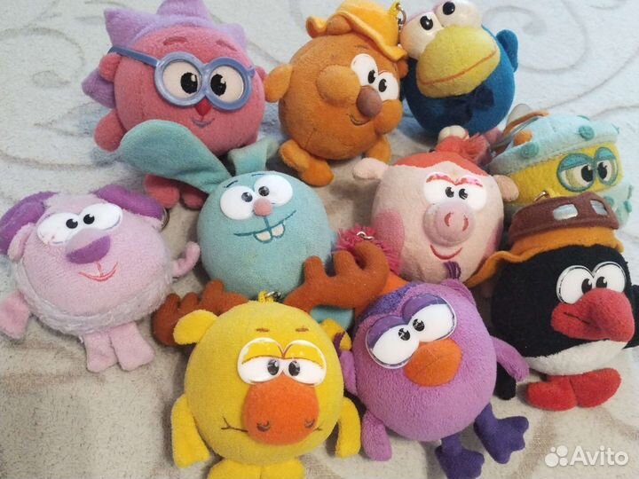 Коллекция мягких игрушек -Смешарики