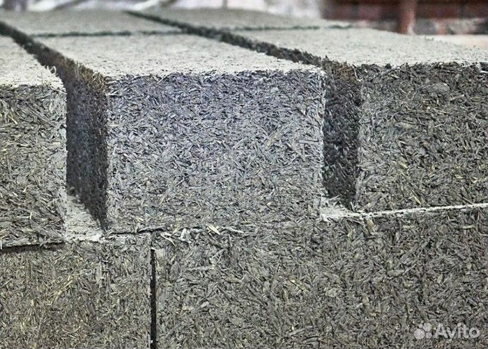 Арболитовые блоки без облицовки