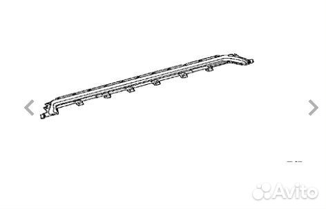 Накладка правая Lexus Gx 460 2019-2023