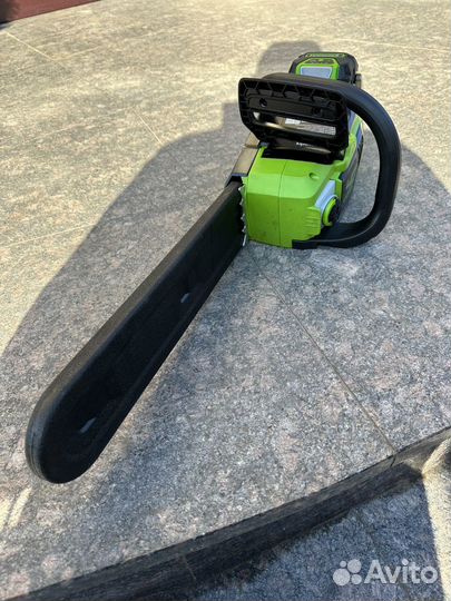 Аккумуляторная цепная пила greenworks 40v