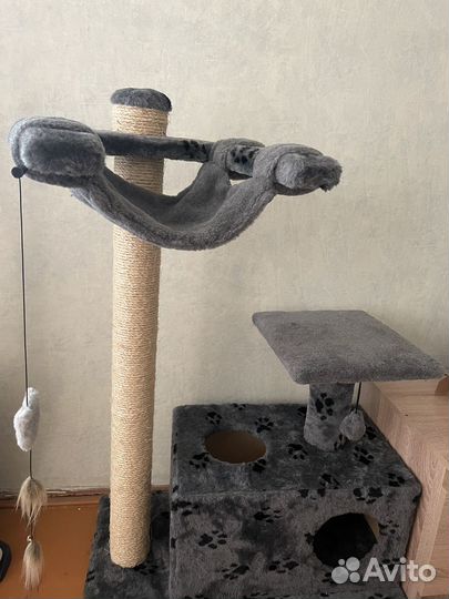 Когтеточка домик для кошки новая
