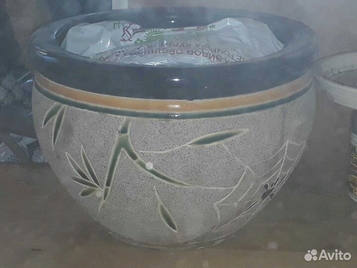 Большие керамические горшки