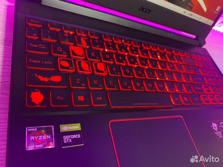 Acer на Ryzen 5 4600H / GTX 1650 ti / RAM16 / SSD