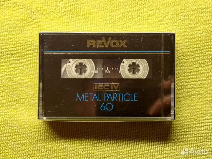Аудиокассета revox metal particle 60 коллекционная