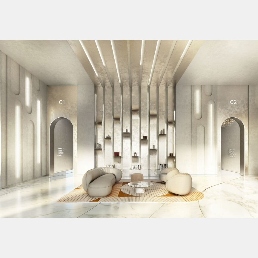 2-к. квартира, 63,1 м², 34/55 эт.