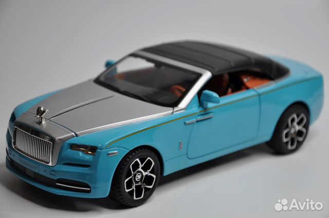 Модель автомобиля Rolls-Royce Dawn металл