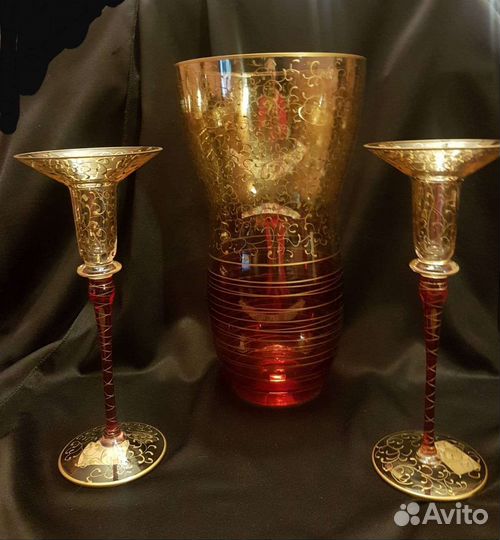 Ваза и подсвечники