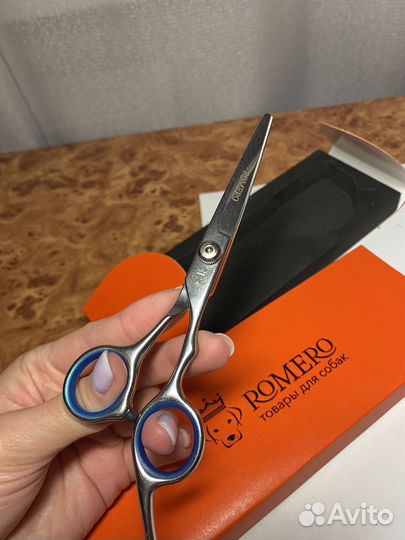 Ножницы прямые для стрижки собак 6