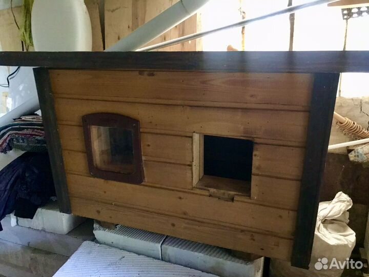 Будка для кошки утепленная