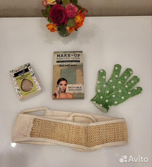 Новая губка конняку Германия салфетка мочалка