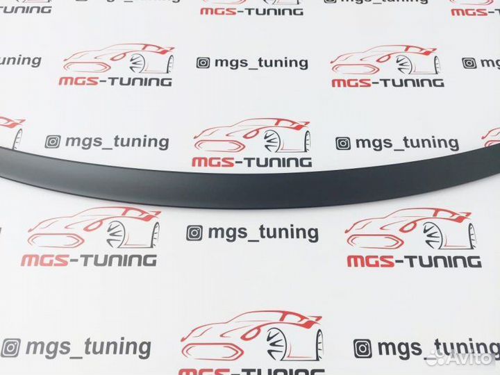 Спойлер на Mercedes S-Coupe c217 (Черный мат)