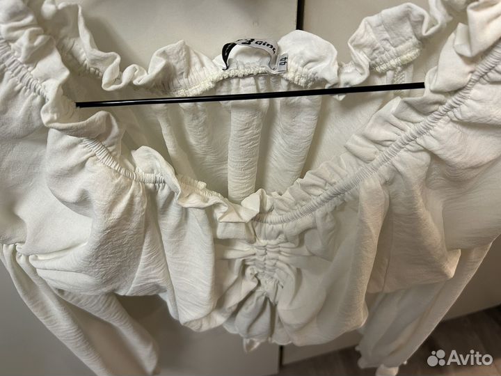 Топ с длинным рукавом на завязках