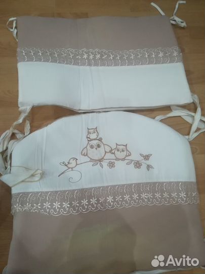Бортики для детской кроватки