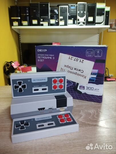 Игровая приставка dexp retrogame 3 8 bit