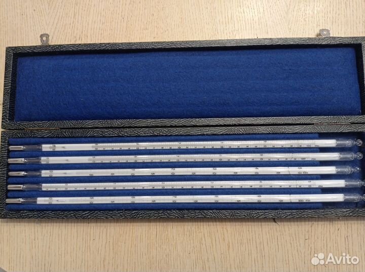 Термометр ртутный лабораторный ГДР TGL 11998.40см