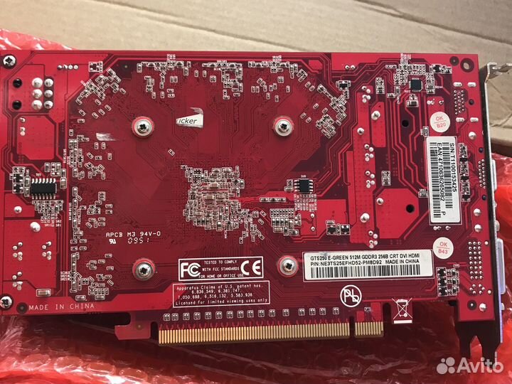 Видео карта GTS 250 на 1 гб