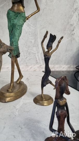 Фигурки из малийской бронзы ручная работа, Африка