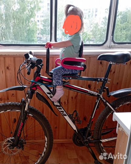 Передние детское кресло на велосипед