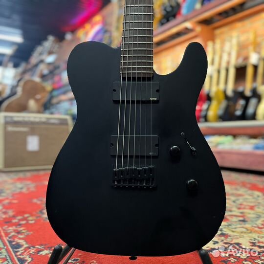 Электрогитара LTD TE-407 black indonesia 2010's w