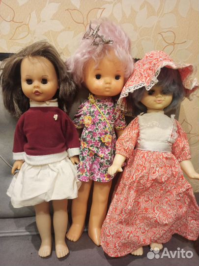 Кукла гдр времен СССР, мягкие игушки