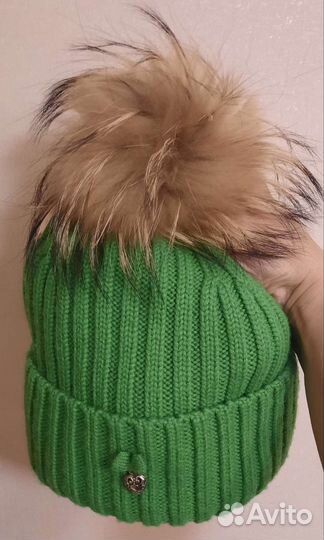 Комплект шапка и снуд женский