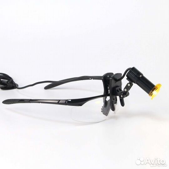 Бинокулярные очки с осветителем
