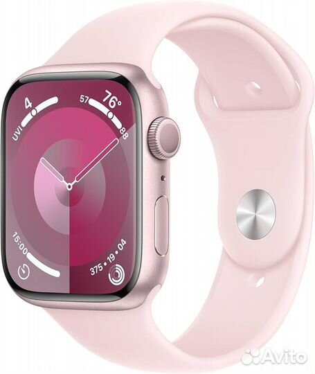 Часы Apple watch 9 45 mm pink S/M