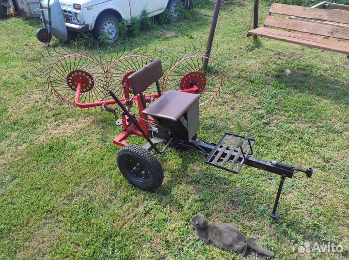 Адаптер с ворошилкой для мотоблока