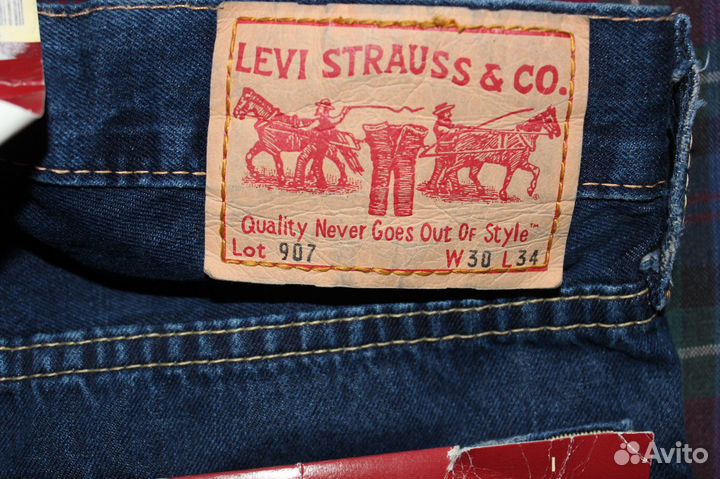 Джинсы Levis 907 W30 L34 клёш StuffLand