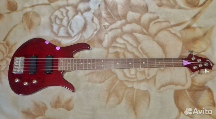 5 струнная бас гитара + процессор эффектов