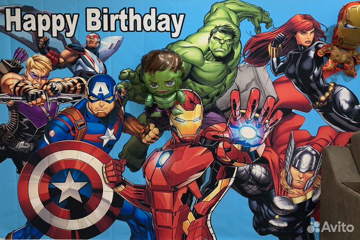 Банер на день рождения фотозона