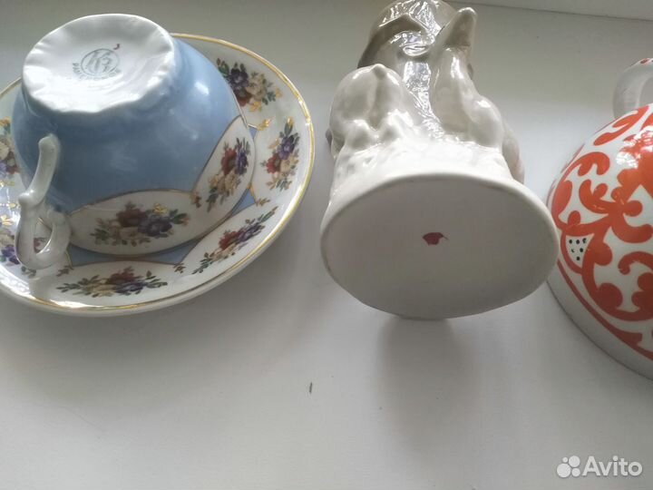 Статуэтка СССР чашка песочное лфз агитация