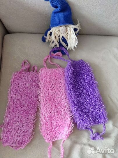 Мочалка ручной работы