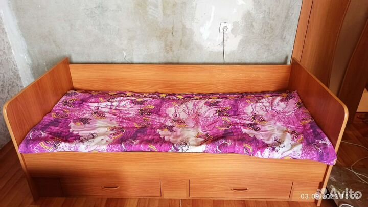 Детская кровать от 3 лет с матрасом бу