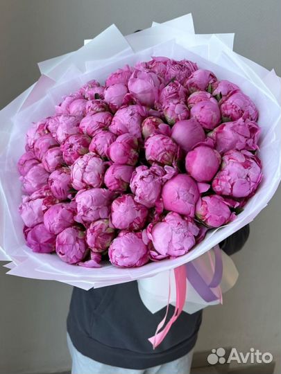 Пионы цветы букеты