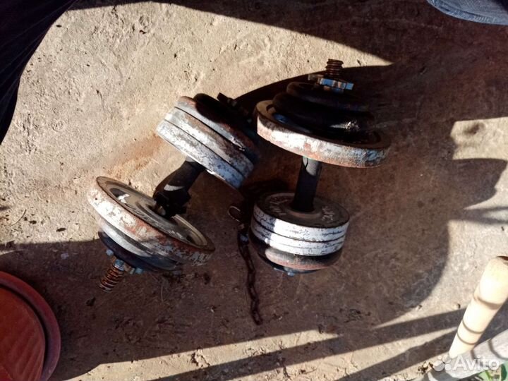 Гантели разборные бу