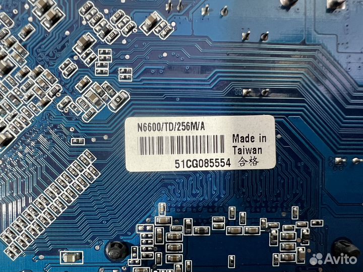 Видеокарта asus N6600 256Mb
