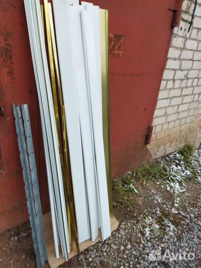 Реечные панели. 1м60/85.Белый глянец11 шт