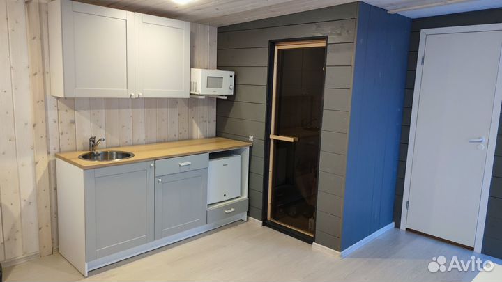 Готовый модульный дом под ключ с cауной (24 м2)