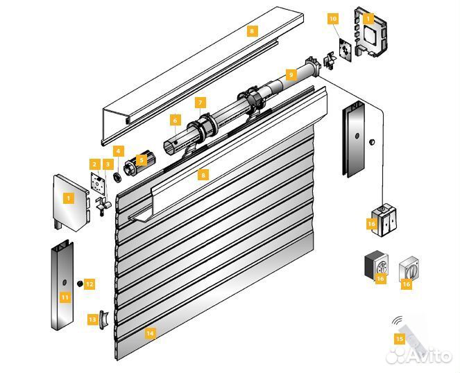 Доставка и установка алюминиевых роллет