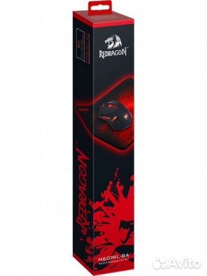 Мышь беспровод.M601WL-BA RU+ковер redragon
