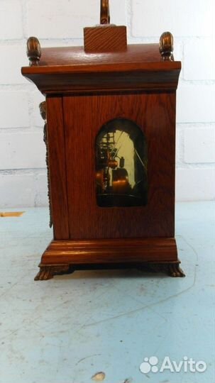 Антикварные каминные механические часы 1930-1969г