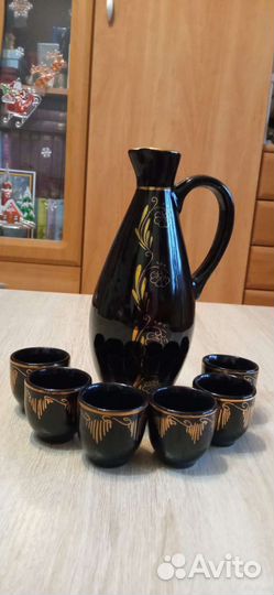 Сервиз. Болгария. Кобальтовая керамика