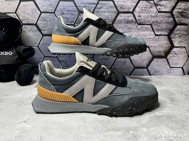 Кроссовки New Balance xc72 серо-желтые