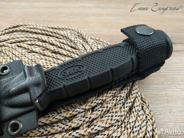 Нож Saro Нерпа сталь AUS6 ножны ABS 0388