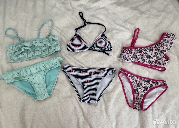 Купальники на девочку 5-6 лет