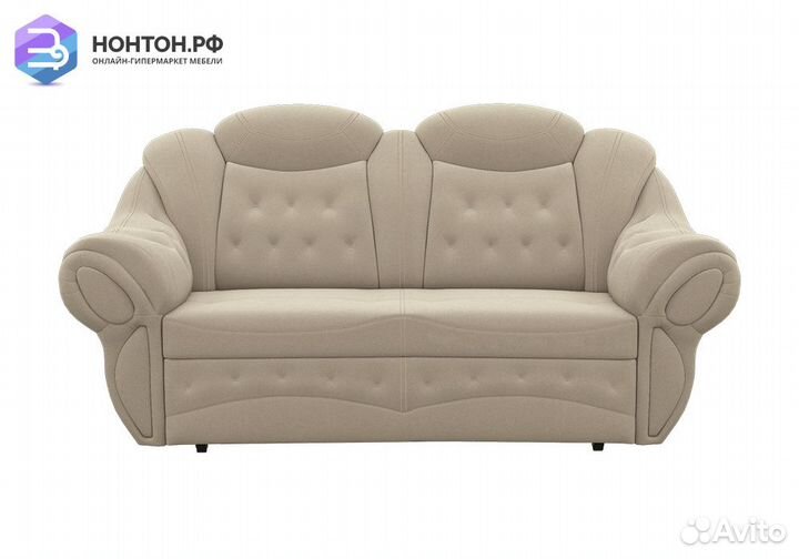 Диван дельфин 2х-местный Остин бежевый