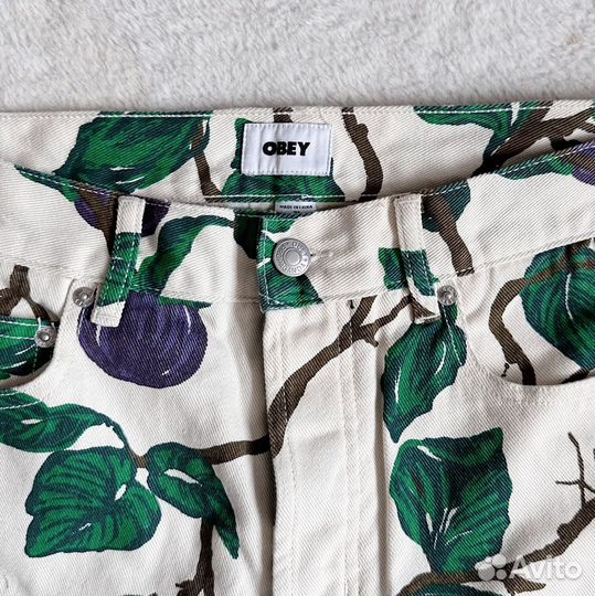 Брюки Obey Hardwork Printed оригинал