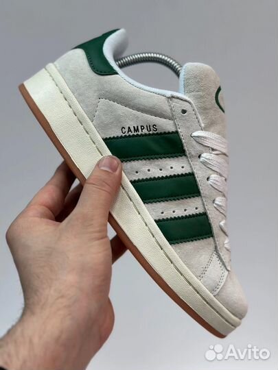 Кроссовки Adidas Campus 00s beige green